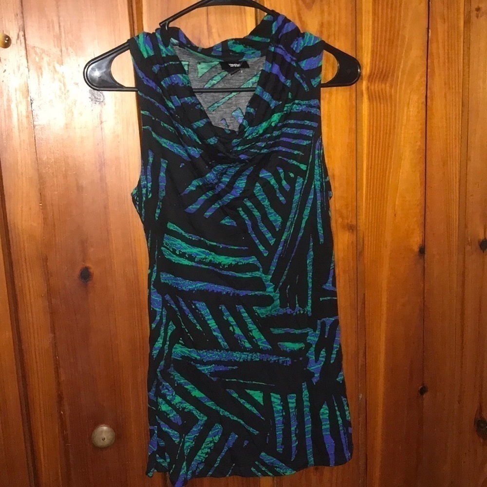 Mossimo Patterned cowl neck tank